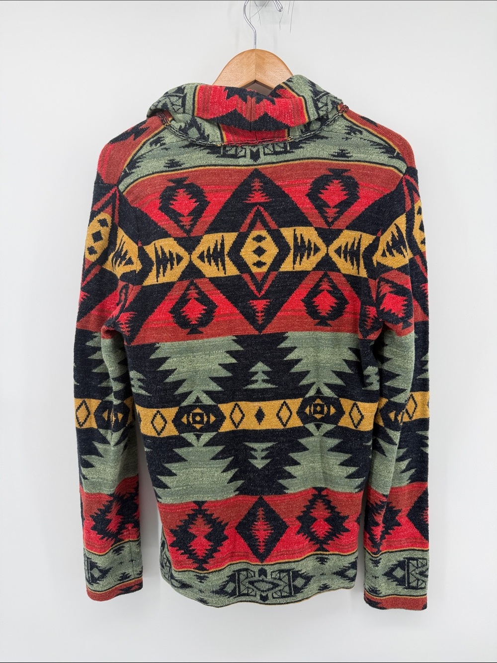 Denim & Supply Ralph Lauren Southwestern Aztec Cardigan L A21 - Picture 2 of 5